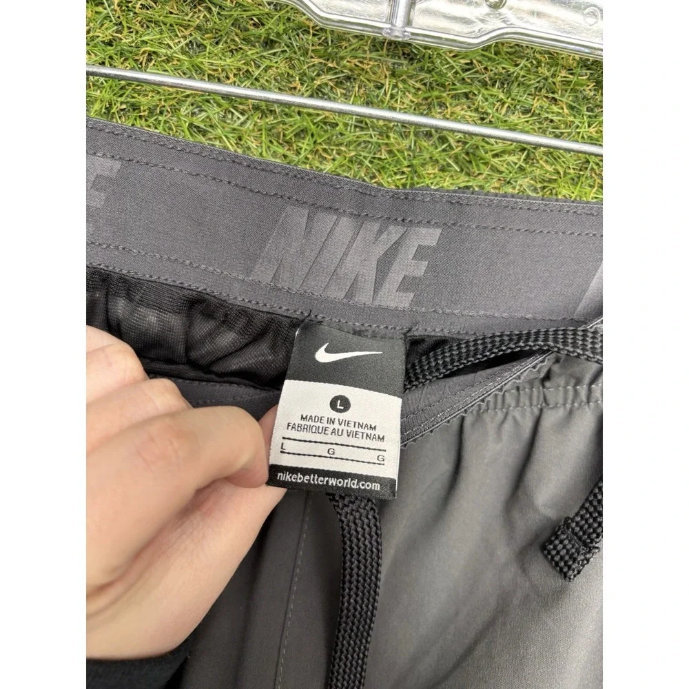 Nike Storm-Fit Sweatpants Womens Large Grey Comfort Tech Lounge 28x30